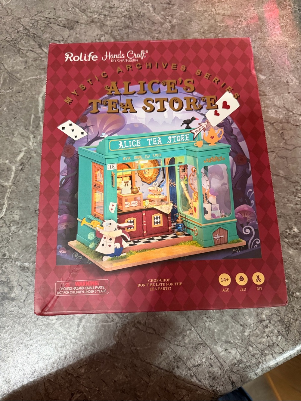 Rolife Alice's Tea Store DIY Miniature Kit - Teal